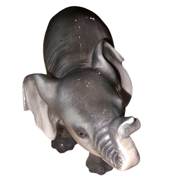 Efchenbach Bavaria Elephant Figurine Germany Porcelain 5" Rare Collectible - Picture 6 of 16